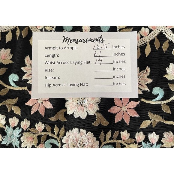 Mac Duggal 35111 Floral Embellished Embroidered Gown‎ Blouson Sleeves Size 6 NWT - Picture 5 of 7